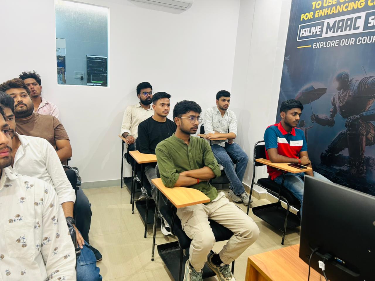 MAAC Ghaziabad students at campus placement drive with Red Chillies Entertainment